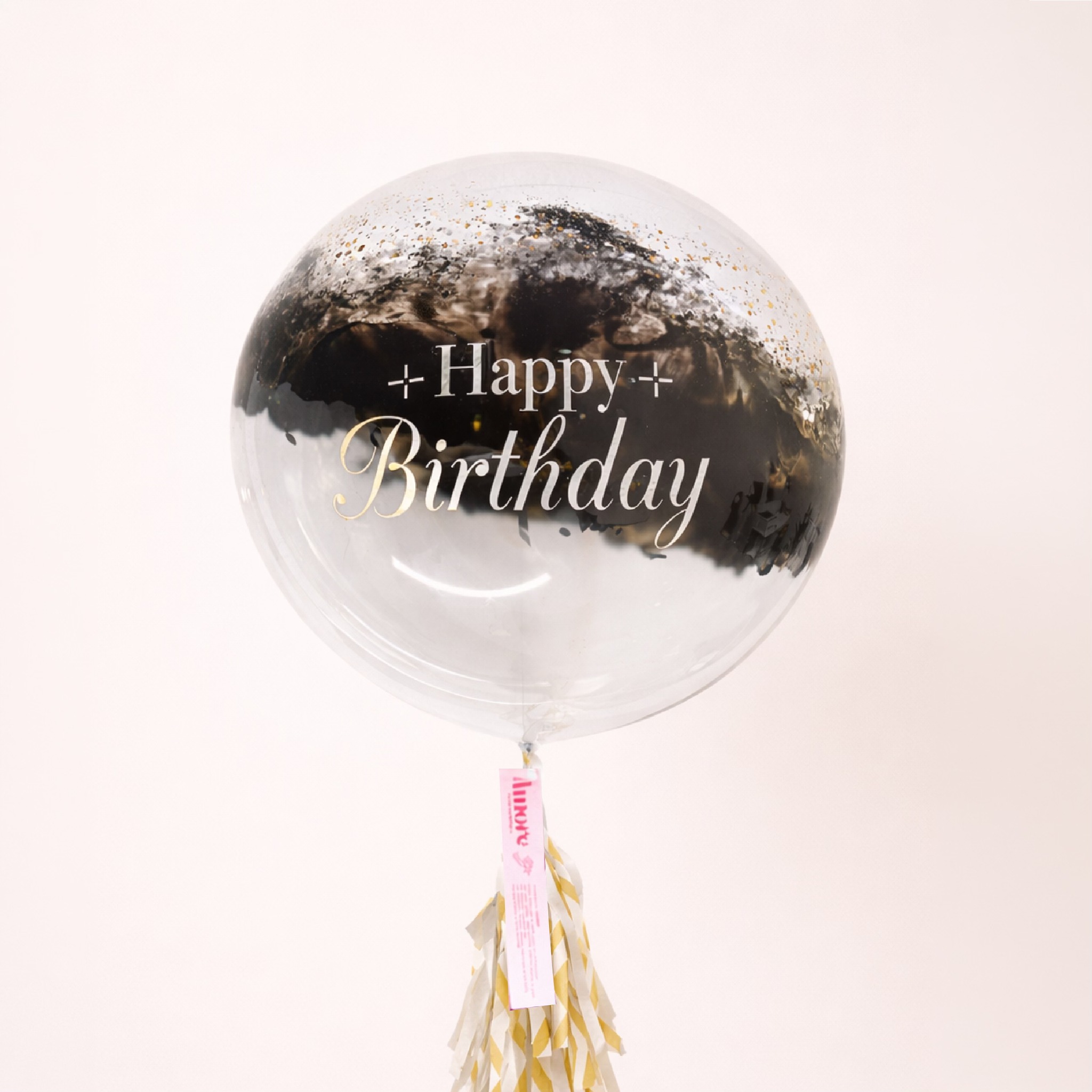 Globo burbuja Noche Dorada