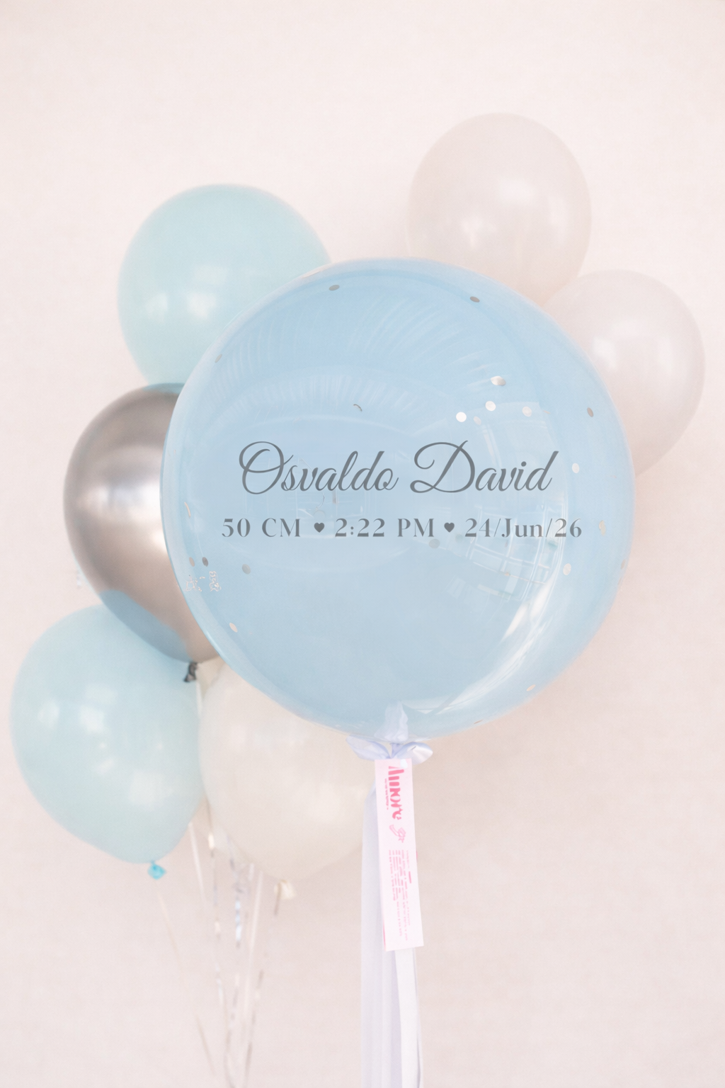 Bouquet Dúo - Blue Silver