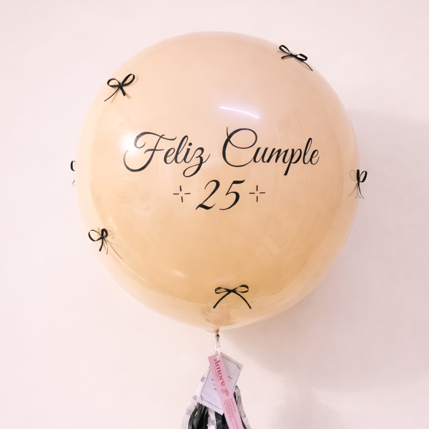 Globo Dúo Beige Coquette